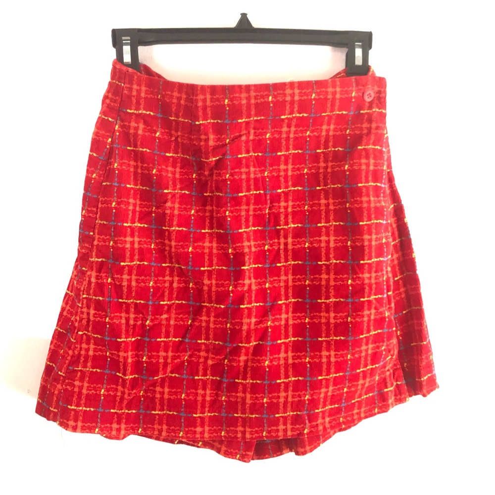American girl plaid skort